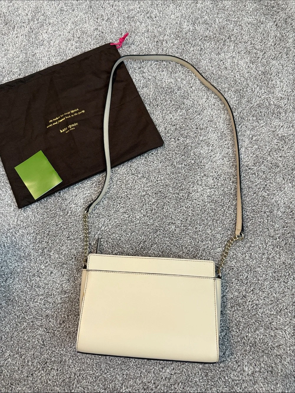 Kate Spade Cream Bow Crossbody Bag - Picture 4 of 12